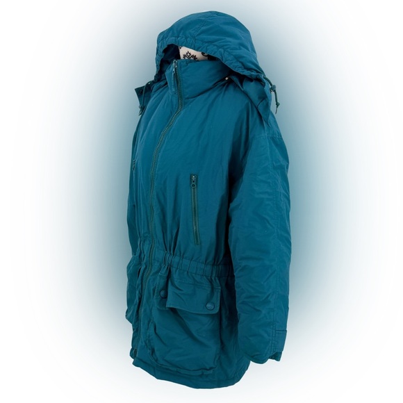 Eddie Bauer Teal Puffer Jacket - Picture 10 of 10